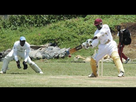 Cricketers in action during the 2018 Social Development community cricket competition.
