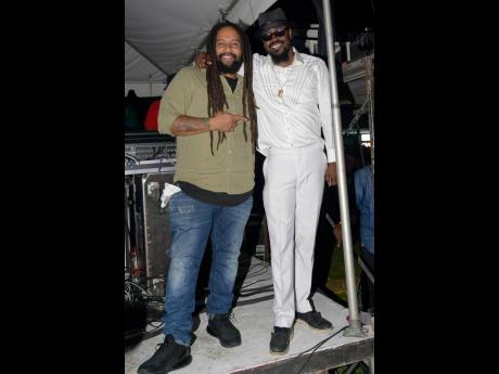 Ky-mani Marley (left) and Beenie Man