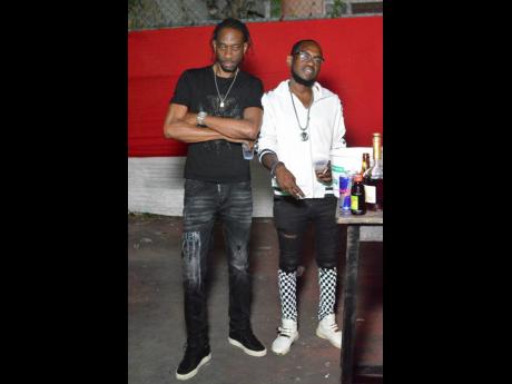 ‘Di General’, Bounty Killer (left), spars with Boom Dandimite.