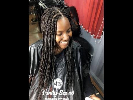 Braiding is one of the services offered at Vanity Squad.