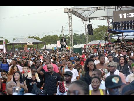 Patrons were locked into the performances at Reggae Sumfest last year.
