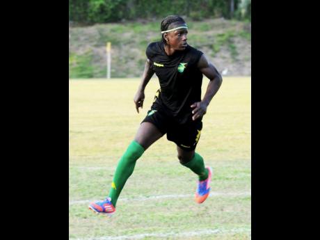Credit: Winston Sill Mattocks in training with the Reggae Boyz
