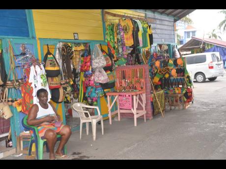 Credit: Albert Ferguson The Harbour Street Craft Market.