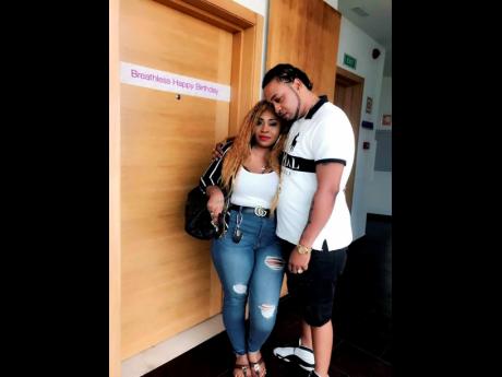 Brittney Gregory and Oshane McLean.