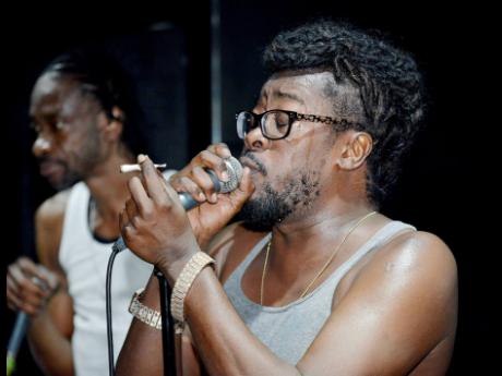 Beenie Man was in his element as he rehearsed for his Reggae Sumfest performance. 