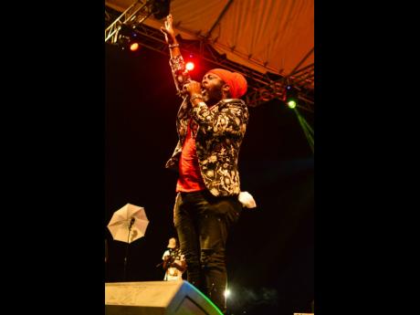 Credit: Anthony Minott Central Jamaica star, Fantan Mojah performs at Summa Sizzle on Saturday. The artiste, whose given name is Owen Moncrieffe, was born in White Hill, St Elizabeth.