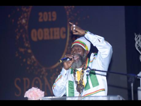 Credit: Shorn Hector Capleton performing at the QORIHC awards.