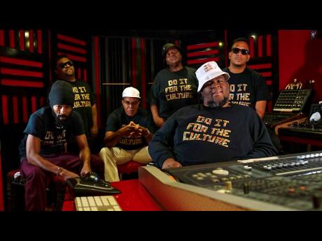 Members of the Do It For The Culture team (from left) Spragga Benz, Disco Neil, Jack Scorpio, Jah Snowcone, Salaam Remi, and DJ Bambino.