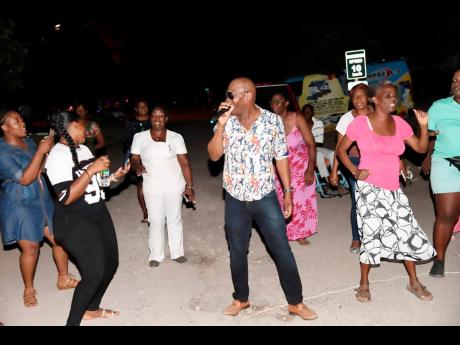 Credit: Conributed Conributed Photos
George Nooks entertains staff and residents at the Golden Age Home in Kingston.