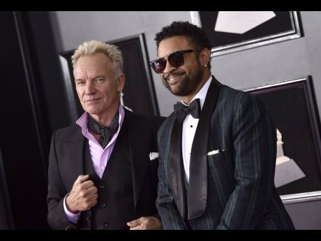 Sting (left) and Shaggy.