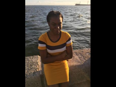 Azieka Thompson travelled from Montego Bay to watch the fireworks.