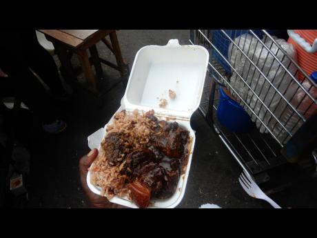 A ban on styrofoam containers is now in place and prices for cooked food have increased.