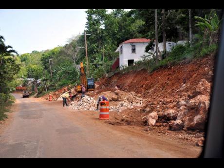 The reconstruction and straightening of the 10.5 kilometres of roadway from Soursop Turn to Chapelton was done at a cost of more than $1 billion. 