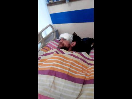 Credit: Dilly Lee has been hospitalised since he was hit on the head with a stone.