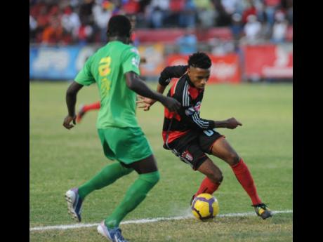  Vishinul Harris (right) has moved from Arnett Gardens to Humble Lion. 