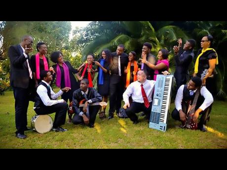 Members of the Anointed Musicianz and Singers group.