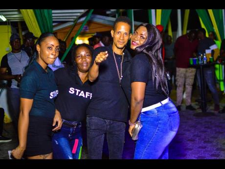 The Staff of 360 Global Entertainment in a happy mood.