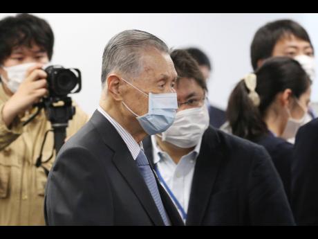 Tokyo 2020 Organising Committee President Yoshiro Mori arrives for the first meeting of  the ‘Tokyo 2020 New Launch Task Force’ in Tokyo  yesterday, March 26, 2020, days after the unprecedented postponement was announced due to the spreading coronavirus. 