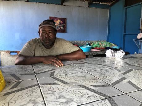 Glenmuir Green's face says it all, as he laments slow business.