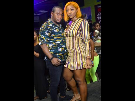 Ian ‘Container Boss’ Miles with dancer-turned-artiste, Daniboo.