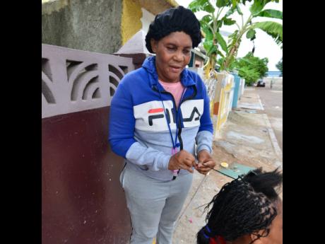 Beverly Burry after she lost her sight at age 23, some 25 years ago.