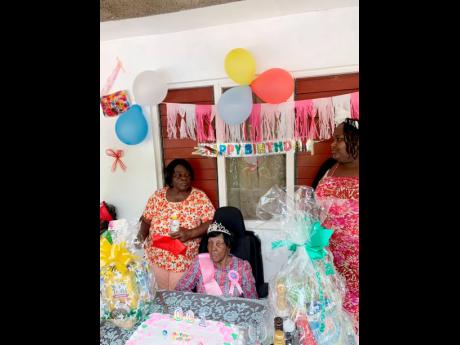 Estina Vernon celebrated her 100th birthday with a small party last Sunday.