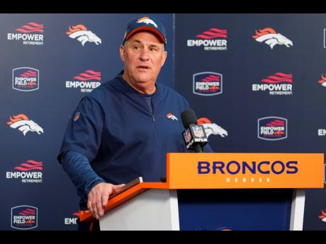 Denver Broncos head coach Vic Fangio speaks after an NFL game against the Oakland Raiders in Denver, Colorado, on Sunday, December 29, 2019. 