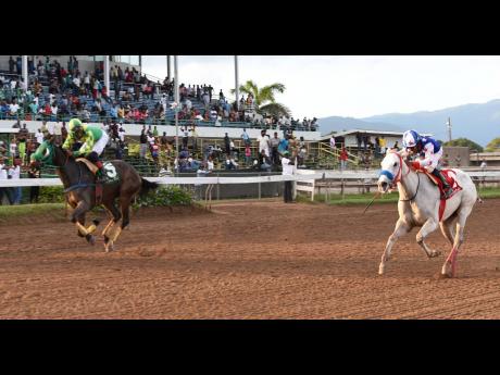 Horse racing at the Caymanas Park racetrack in St Catherine on January 4, 2020.