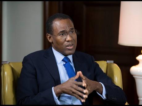 Finance Minister Dr Nigel Clarke. 