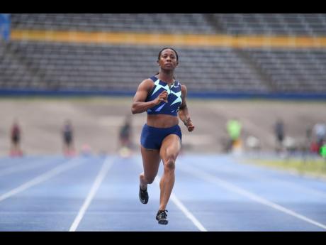 Credit: File Shelly-Ann Fraser-Pryce wins her 100m heat in 11.28 seconds at the Velocity Fest track meet held at the National Stadium on Saturday, August 8, 2020.