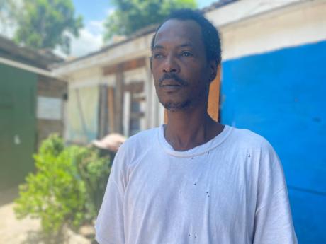 Credit: Akera Davis Antony Buckige at his home.