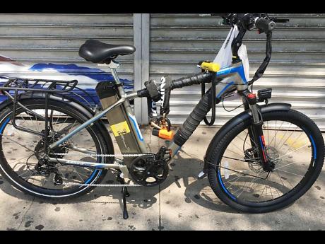 An electric bike relies on an electric motor and battery for movement.