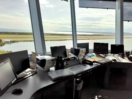 The control tower.