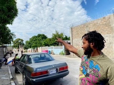 Credit: Akera Davis Rodney Anderson says the soldiers have been very good to the residents.