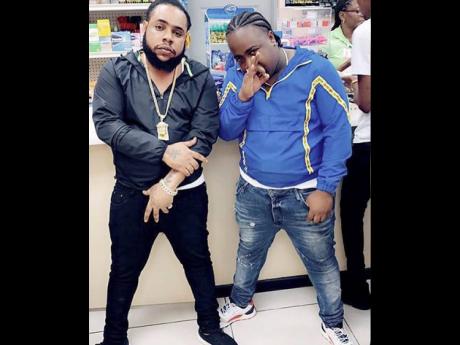 Squash (left) and brother, DJ National. 