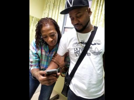 Serani and mother Pearline Marsh. 