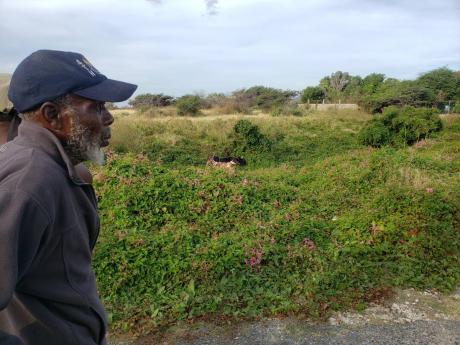 Lennord Cameron is a picture of sadness after losing his prized cow.
