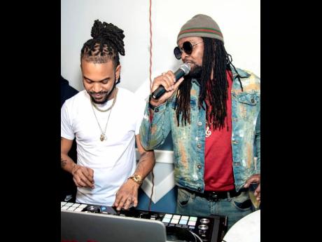  Coppershot disc jockey Ash (left) and dancehall deejay and producer Delly Ranx.