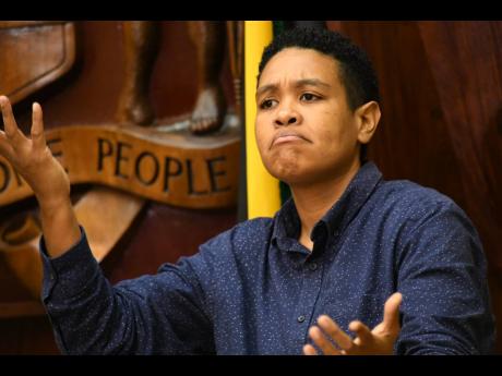 Antoinette Aiken is one of the better known exponents of the Jamaican Sign Language. 