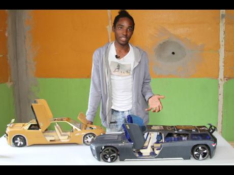 Credit: Nathaniel Stewart Oshane Dunstan has dreams of designing and building cars.