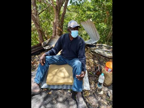 Sinclair lost everything in the fire and is pleading for assistance to rebuild his house.