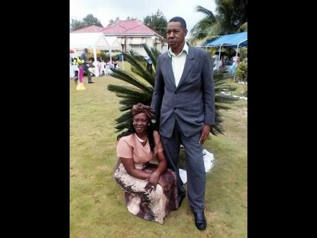 Dudley Carter and wife Michelle.