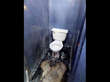 The toilets are not in ideal condition at the Constant Spring Arcade.