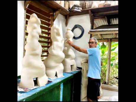 Credit: Contributed David Pinto explains how he creates his pieces.