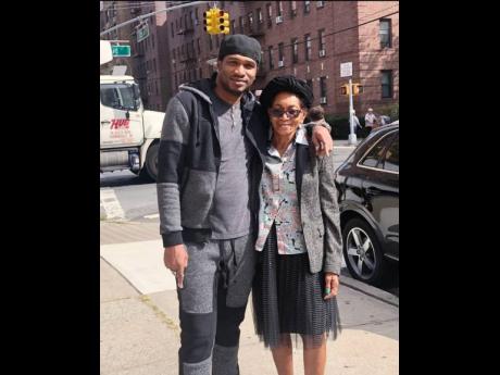 Mr Peppa and his mother, Alice Johnson.