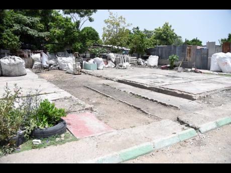 Houses once stood in this area but they were burnt to the ground by a fire in 2018. Prime Minister Andrew Holness last Friday broke ground for the construction of 12 houses for the fire victims.