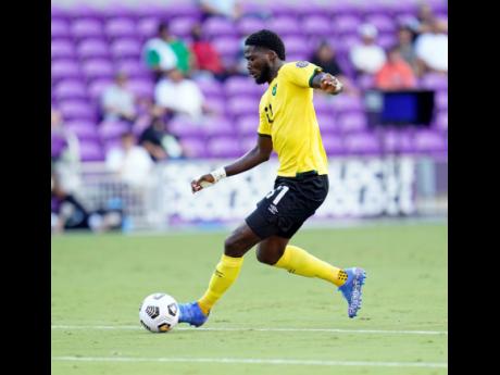 Shamar Nicholson ... scored brilliant goal for Jamaica.