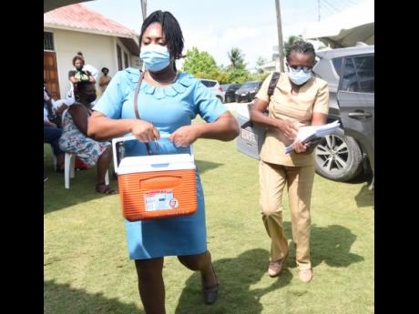 Credit: File An igloo, like this one, was stolen from theTacius Golding High School in Catherine during a vaccination blitz last Saturday.