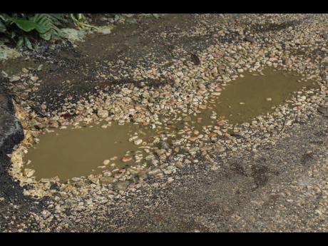 Deplorable road conditions in Catadupa.