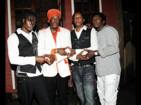 The Bonner brothers (from left) Snatcha Lion, Richie Spice, Spanner Banner and Pliers.